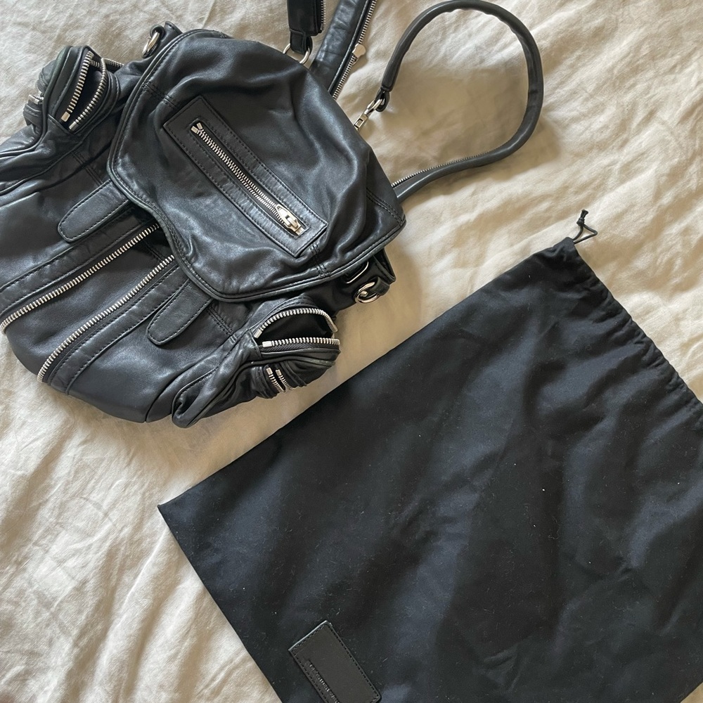 Authentic Alexander Wang Mini Marti leather backpack (black)